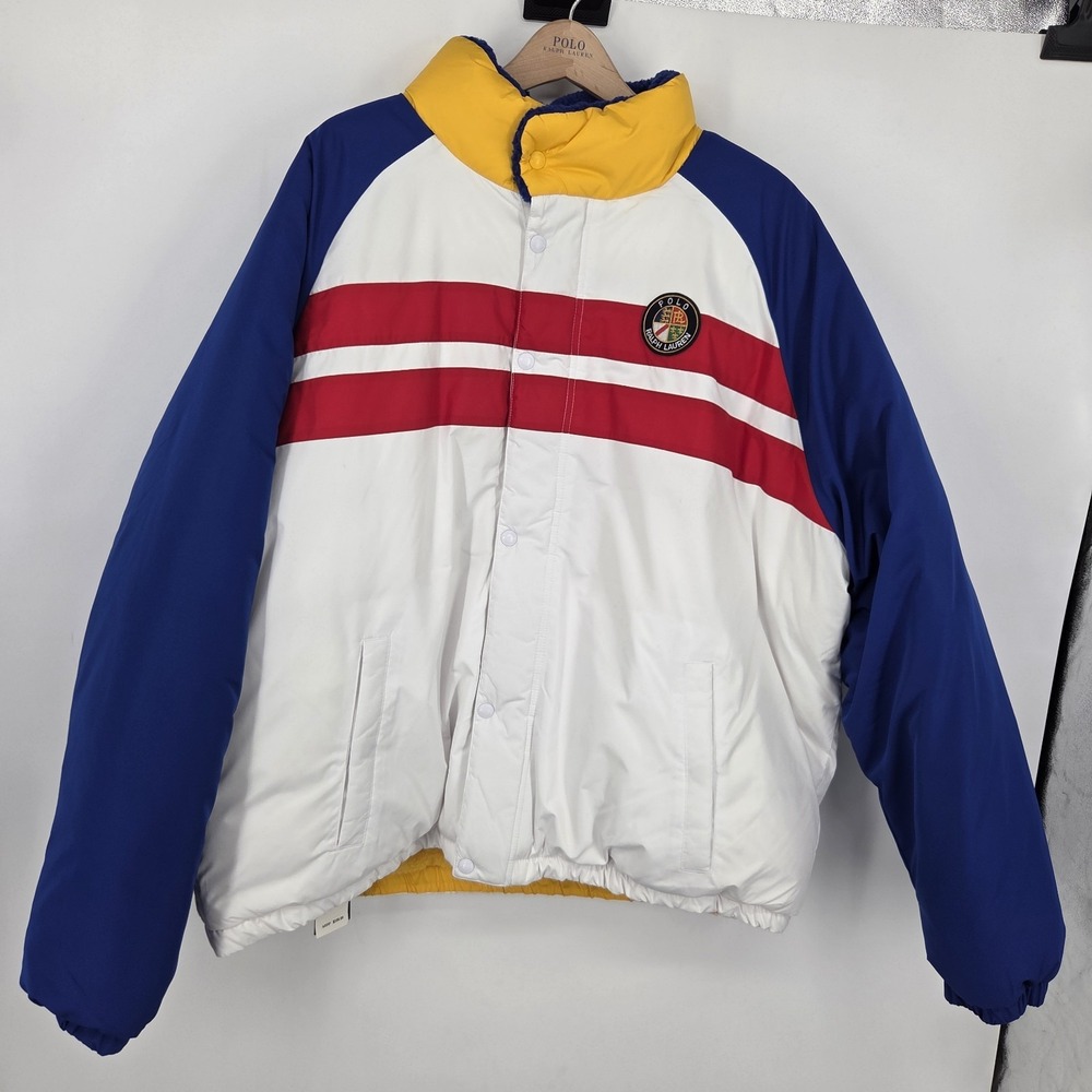Polo Ralph Lauren Holi Sun Valley Retro Down Filled Reversible Jacket Men XXL